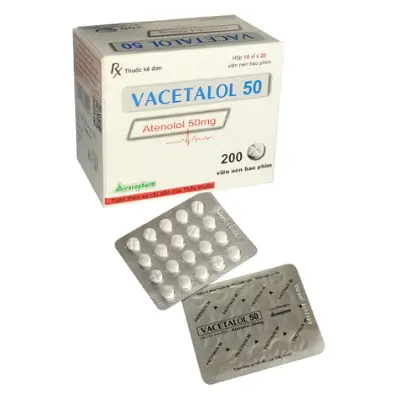 VACETALOL 50 Vacopharm ( Hộp 10 vỉ x 20 viên)